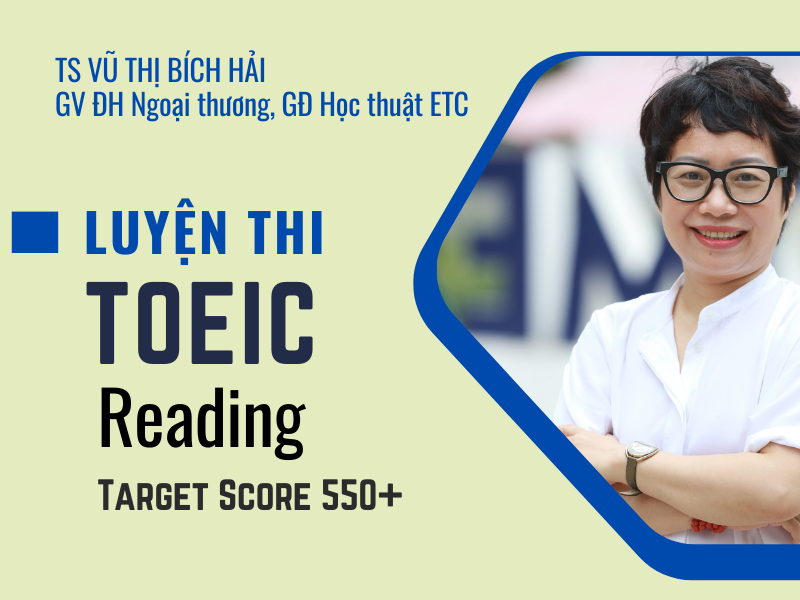 TOEIC Reading -Target Score 550+ [coming soon]